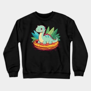 Chibi Diplodocus Dino Crewneck Sweatshirt